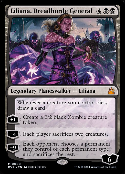 Liliana, Dreadhorde General - Ravnica Remastered