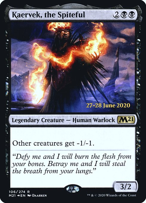 Kaervek, the Spiteful - Core Set 2021 Promos