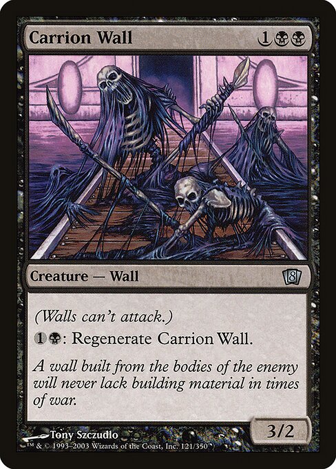 Carrion Wall - Eighth Edition - Promo Foil