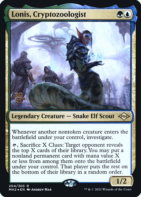 Lonis, Cryptozoologist - Modern Horizons 2 Promos - Promo Foil