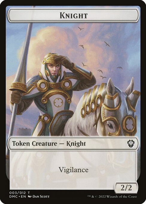 Knight - Dominaria United Commander Tokens