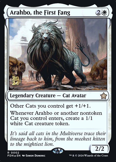 Arahbo, the First Fang - Foundations Promos - Promo Foil