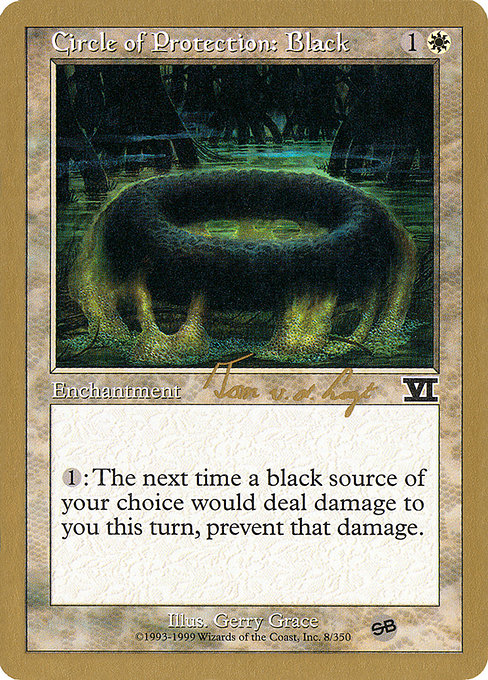 Circle of Protection: Black - World Championship Decks 2000