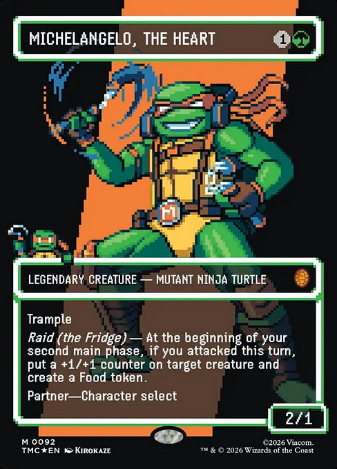 Michelangelo, the Heart - Teenage Mutant Ninja Turtles Eternal - Surge Foil, Borderless