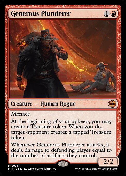 Generous Plunderer - The Big Score