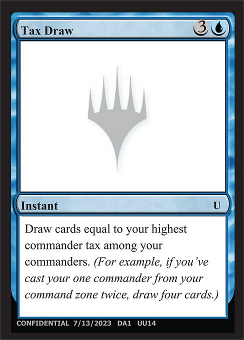 Tax Draw - Unknown Event