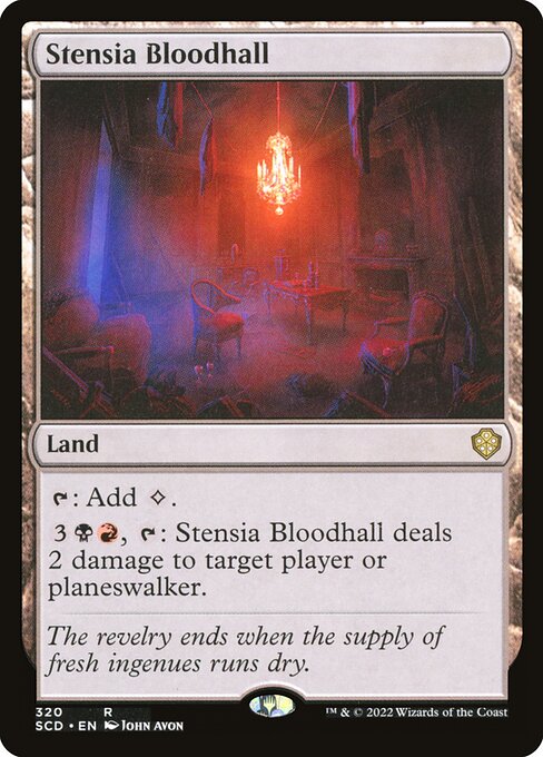 Stensia Bloodhall - Starter Commander Decks