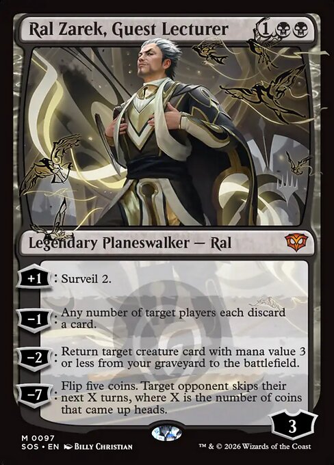 Ral Zarek, Guest Lecturer - Secrets of Strixhaven Promos