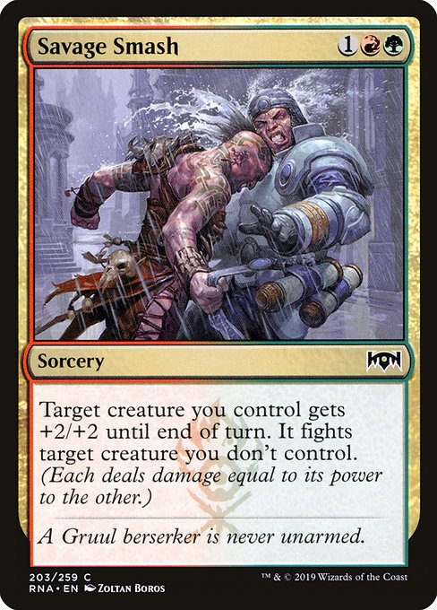 Savage Smash - Ravnica Allegiance