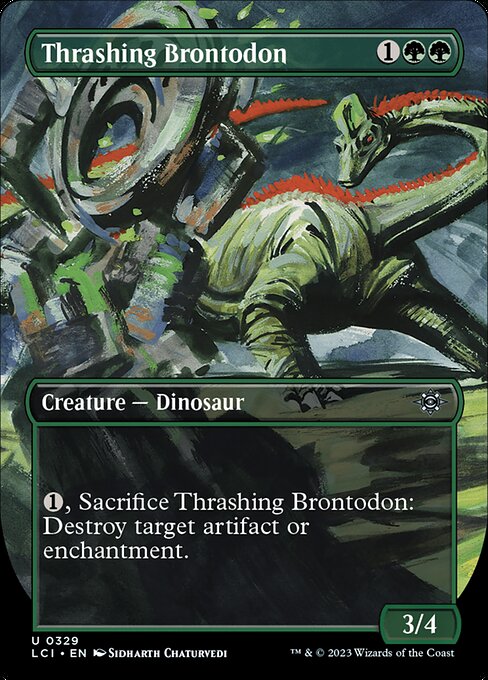 Thrashing Brontodon - The Lost Caverns of Ixalan