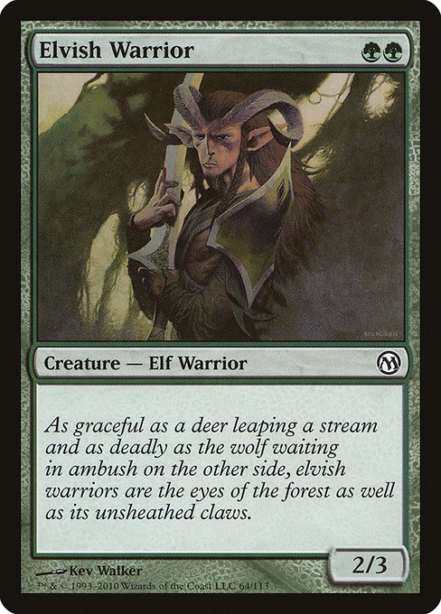 Elvish Warrior - Duels of the Planeswalkers