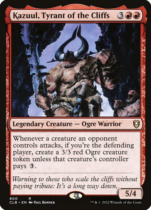 Kazuul, Tyrant of the Cliffs - Commander Legends: Battle for Baldur's Gate