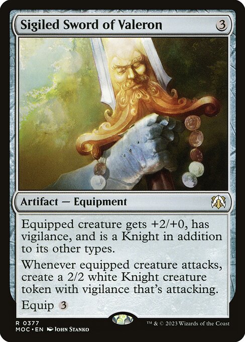 Sigiled Sword of Valeron - March of the Machine Commander