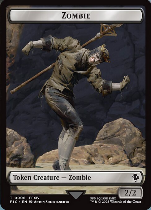 Zombie - Final Fantasy Commander Tokens - Surge Foil