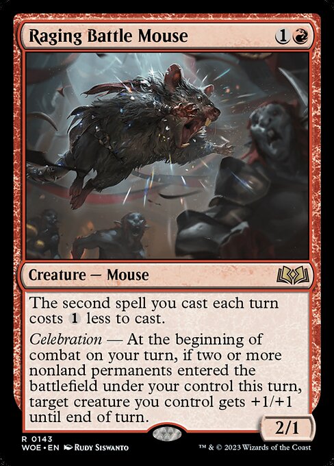 Raging Battle Mouse - Wilds of Eldraine