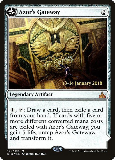 Azor's Gateway // Sanctum of the Sun - Rivals of Ixalan Promos - Promo Foil