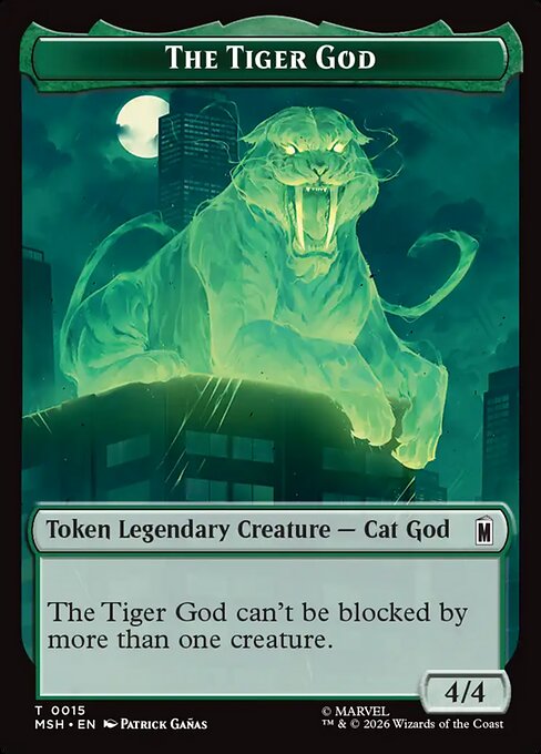 The Tiger God - Marvel Super Heroes Tokens