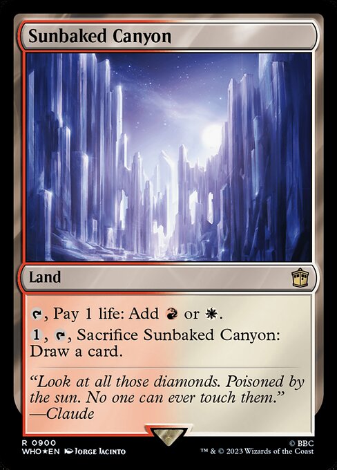 Sunbaked Canyon - Doctor Who - Surge Foil