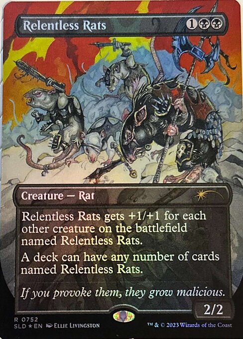 Relentless Rats - Secret Lair Drop - Promo Foil