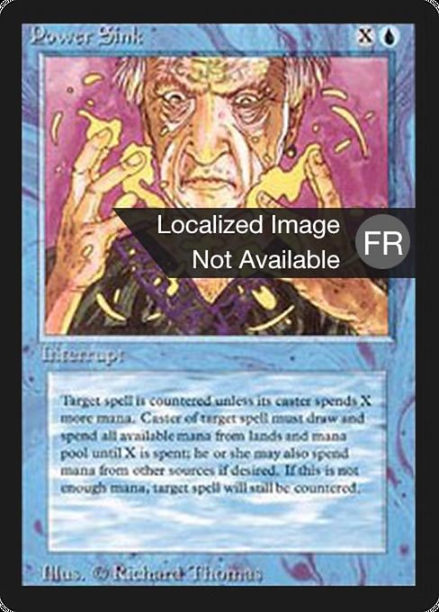 Siphon d'énergie (Power Sink) - Foreign Black Border