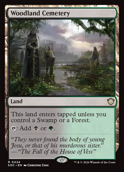 Woodland Cemetery - Secrets of Strixhaven Commander