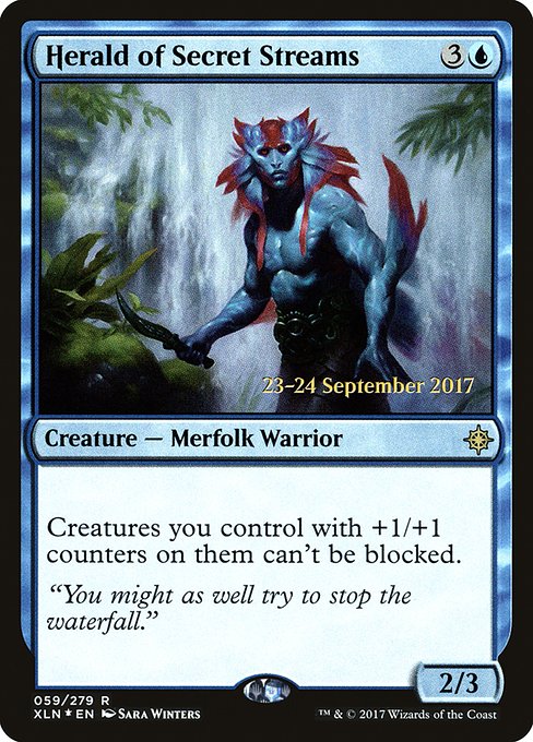 Herald of Secret Streams - Ixalan Promos - Promo Foil