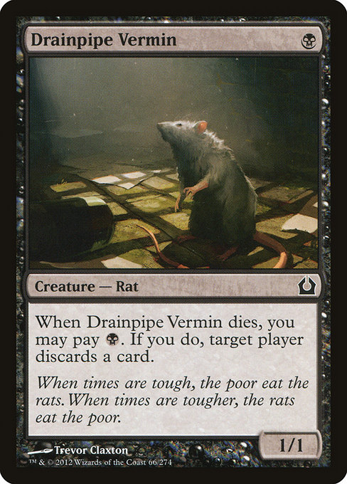 Drainpipe Vermin - Return to Ravnica