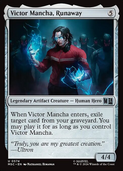 Victor Mancha, Runaway - Marvel Super Heroes Commander