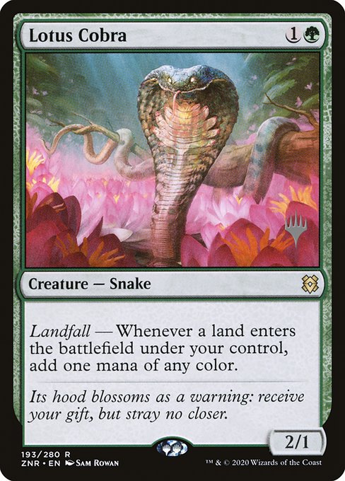 Lotus Cobra - Zendikar Rising Promos