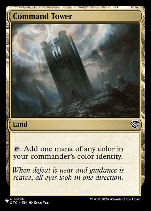 Command Tower - The List