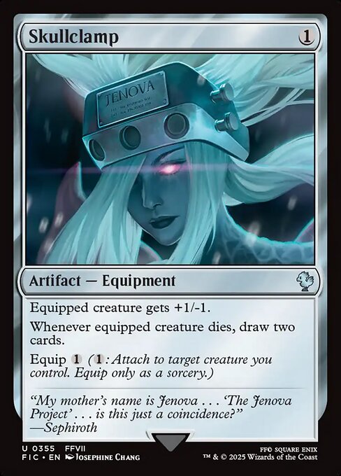 Skullclamp - Final Fantasy Commander - Surge Foil