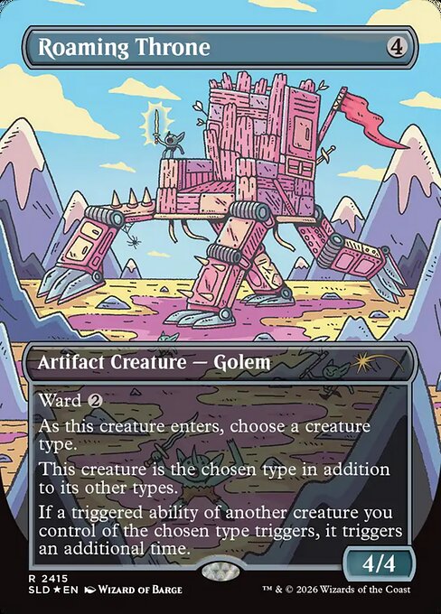 Roaming Throne - Secret Lair Drop - Borderless