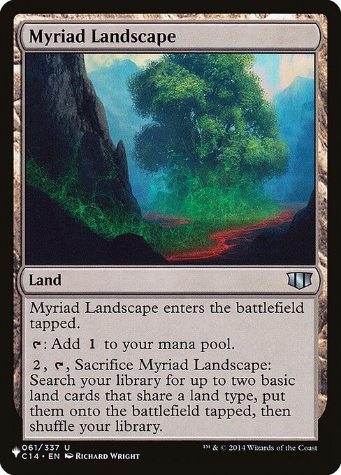 Myriad Landscape - The List