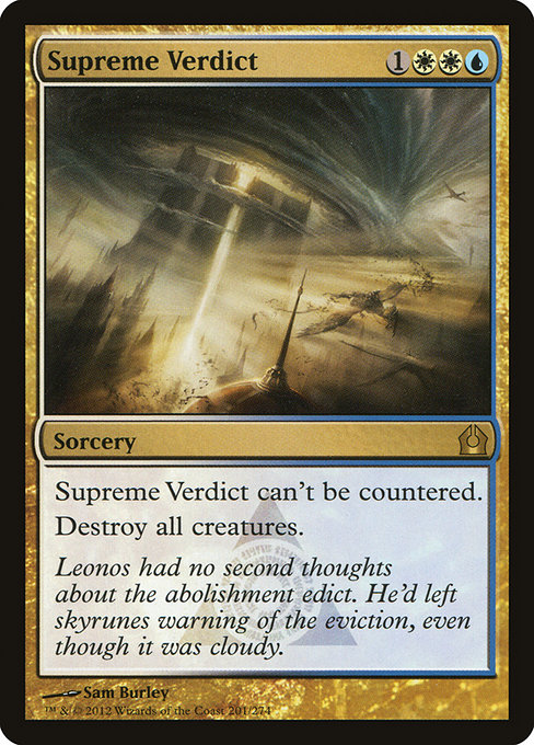 Supreme Verdict - Return to Ravnica