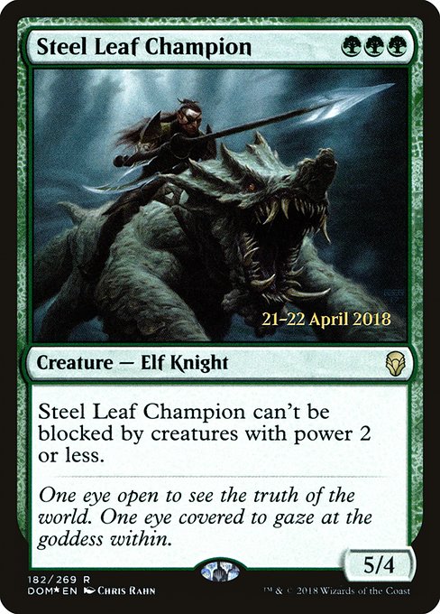 Steel Leaf Champion - Dominaria Promos - Promo Foil