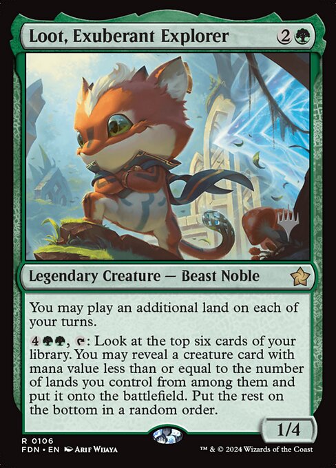 Loot, Exuberant Explorer - Foundations Promos