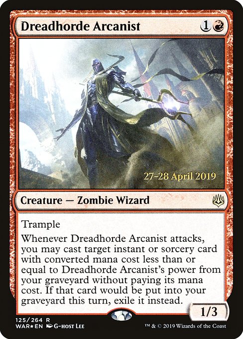 Dreadhorde Arcanist - War of the Spark Promos - Promo Foil