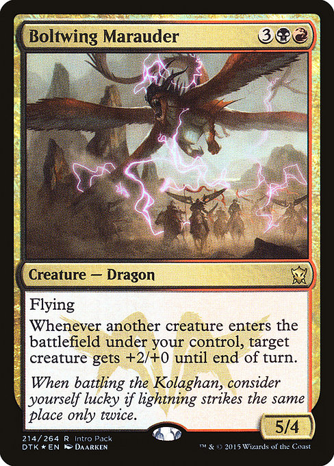 Boltwing Marauder - Dragons of Tarkir Promos - Promo Foil