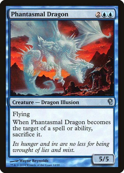 Phantasmal Dragon - Duel Decks: Jace vs. Vraska