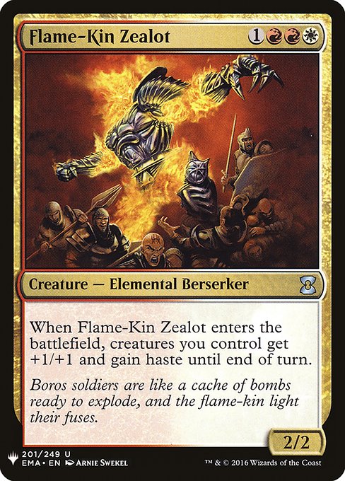 Flame-Kin Zealot - The List