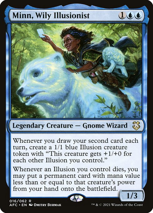 Minn, Wily Illusionist - Forgotten Realms Commander