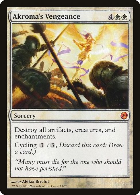 Akroma's Vengeance - From the Vault: Twenty - Promo Foil