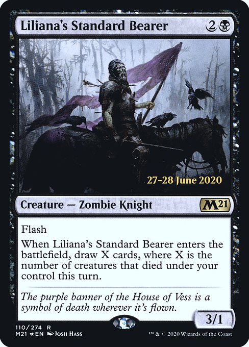 Liliana's Standard Bearer - Core Set 2021 Promos - Promo Foil