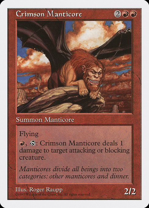 Crimson Manticore - Fifth Edition