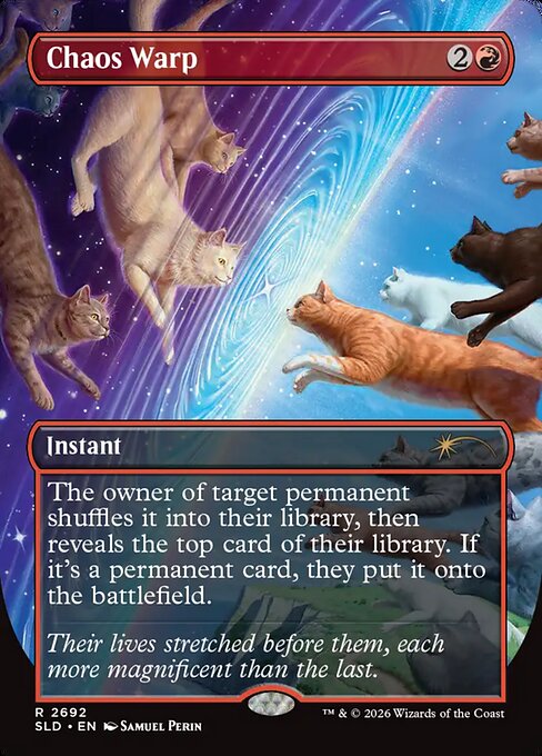 Chaos Warp - Secret Lair Drop - Borderless