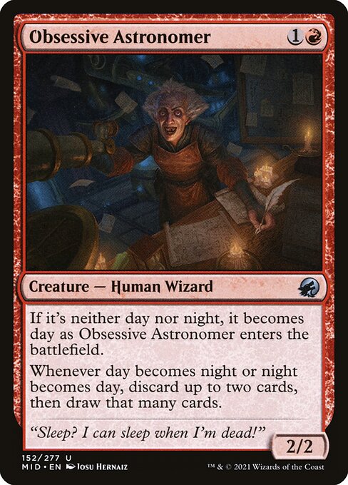 Obsessive Astronomer - Innistrad: Midnight Hunt