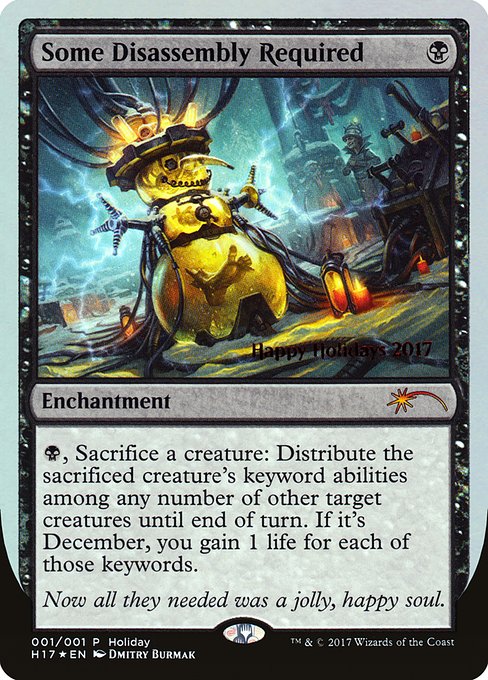 Some Disassembly Required - Happy Holidays - Promo Foil