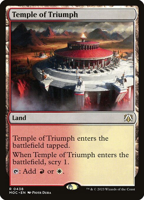 Temple of Triumph - March of the Machine Commander