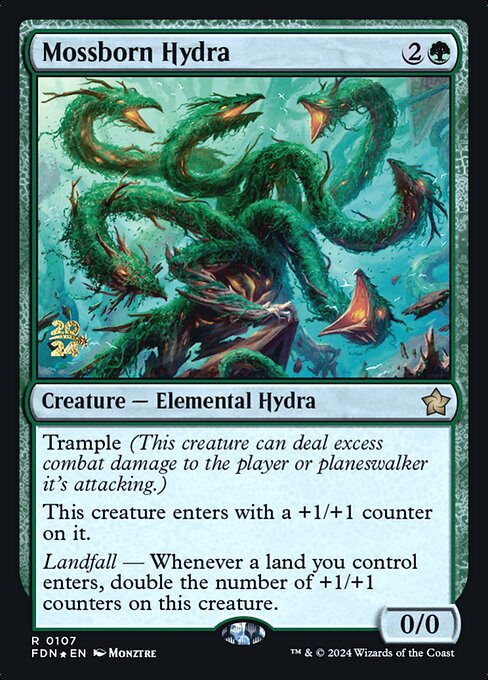 Mossborn Hydra - Foundations Promos - Promo Foil