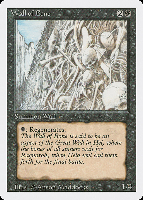 Wall of Bone - Revised Edition